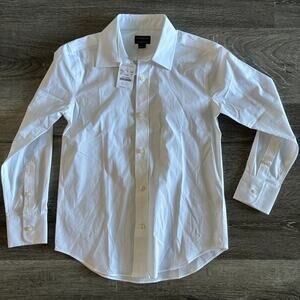 JCrew CrewCuts Boys' long-sleeve flex Thompson shirt Size 8 NWTs